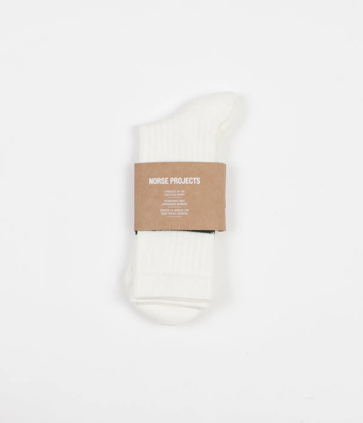 Norse Projects Bjarki Cotton Sport Socks - Spinnaker Green