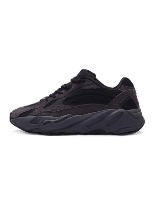 OEYES Ventilate Thick-Soled Sports Sneakers Black