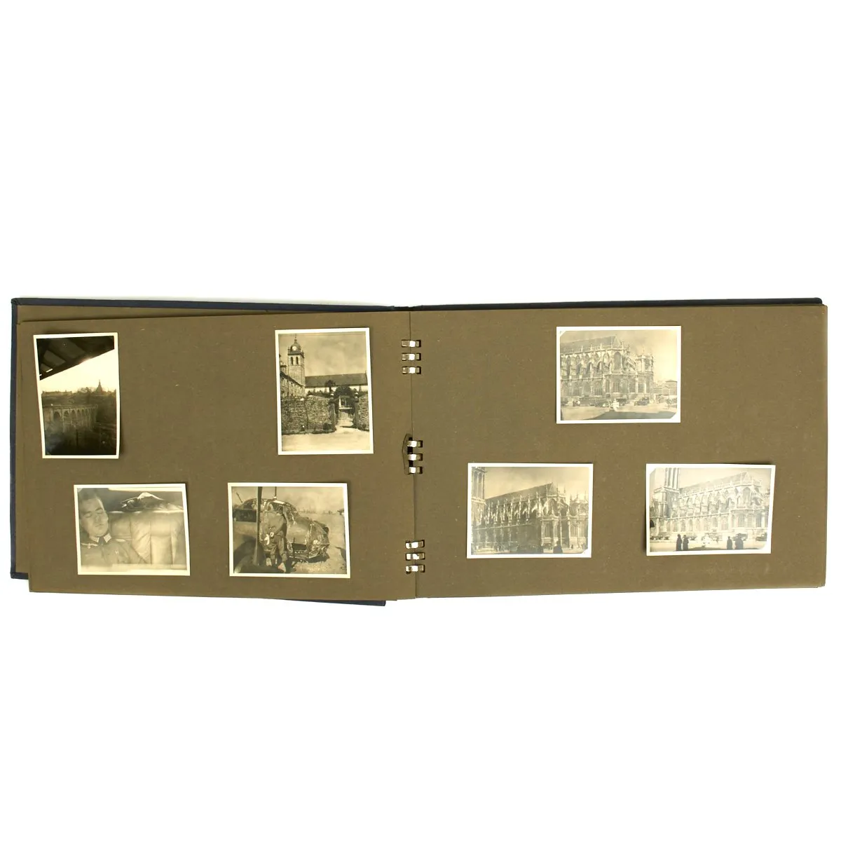 Original German WWII Army Officer Photo Album - Invasion of France and Paris 1940