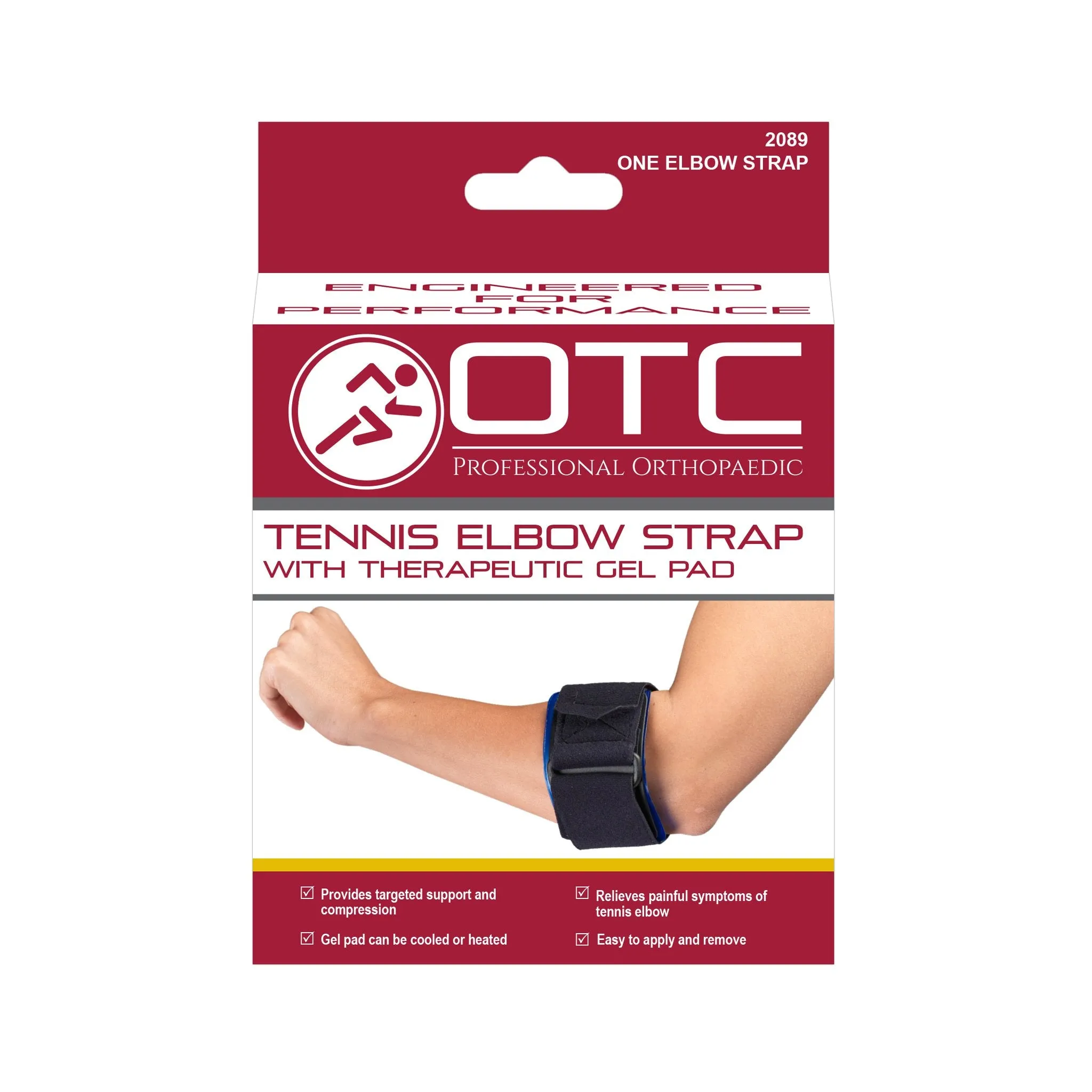 OTC TENNIS ELBOW STRAP GEL PAD - 2089