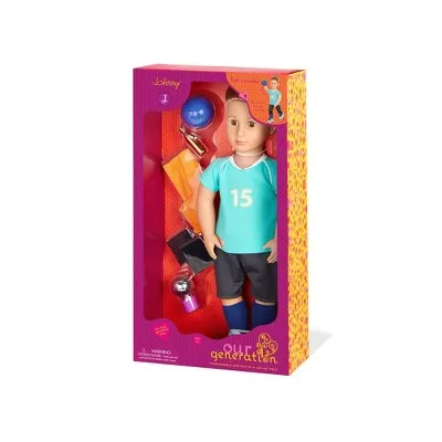 Our Generation Posable 18" Boy Doll Volleyball Player - Johnny