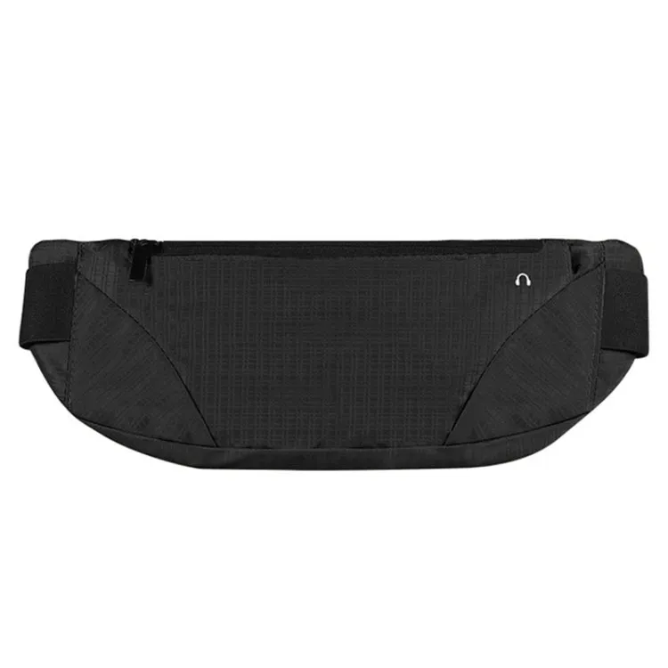 Outdoor Sports Running Ultra-light Large-capacity Close-fitting Phone Waist Bag(Black)