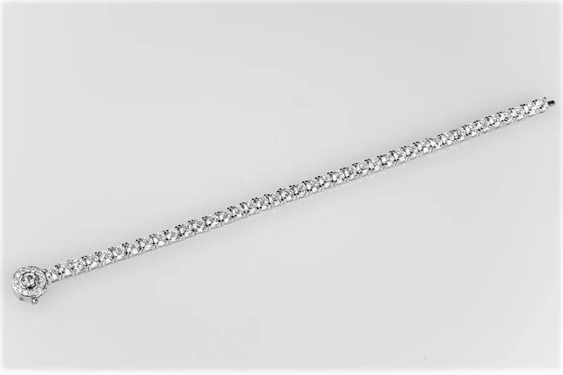 Pavana Vintage Clasps Tennis Bracelet – 7.25in | 20ct