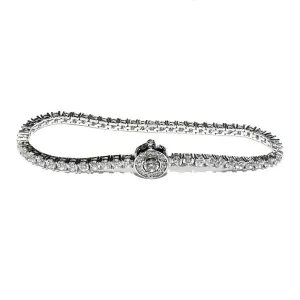 Pavana Vintage Clasps Tennis Bracelet – 7.25in | 20ct