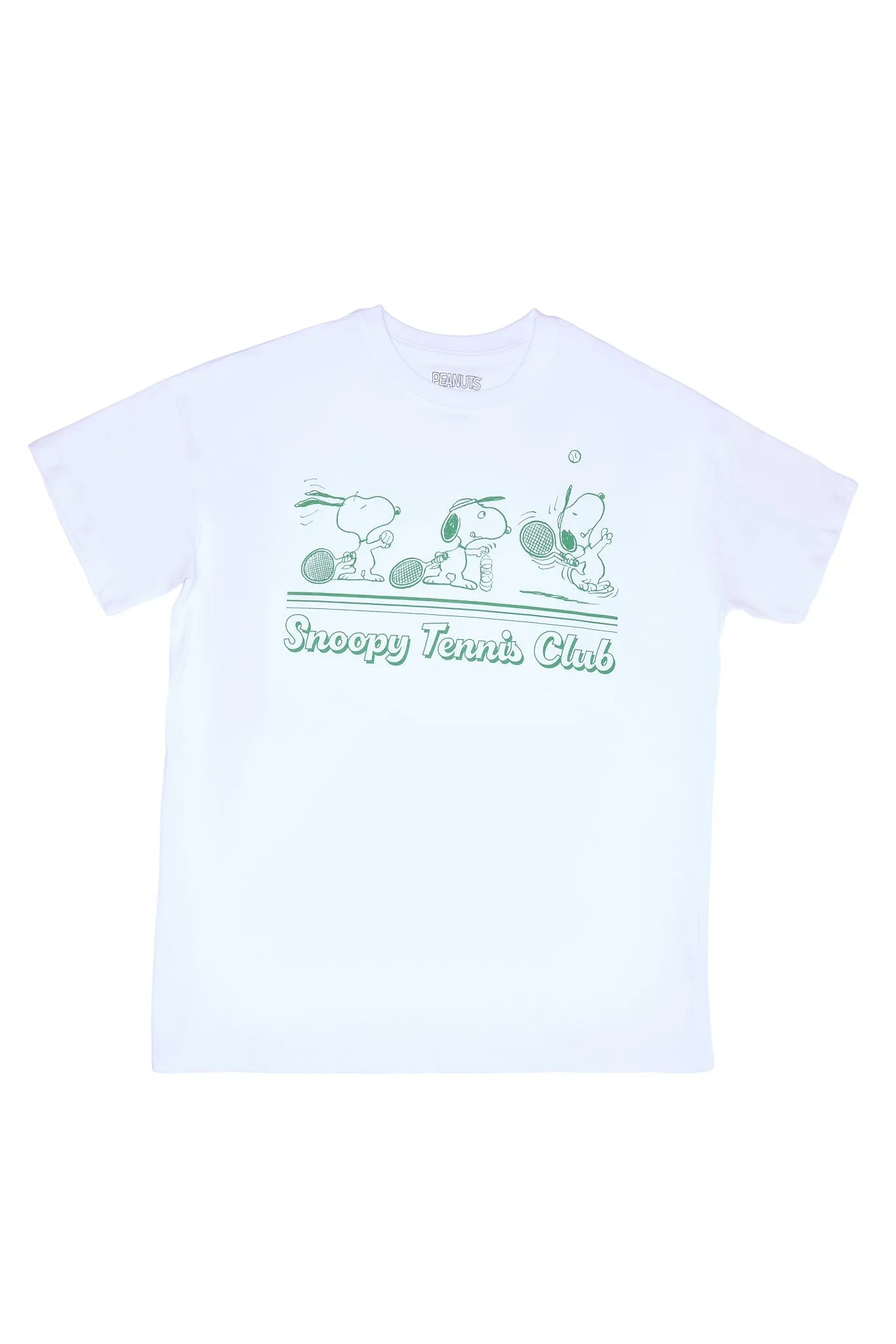 Peanuts Snoopy Tennis Graphic Relaxed Tee