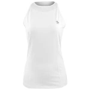 Penguin Women's Illusion Mesh Back Tank - Bright White