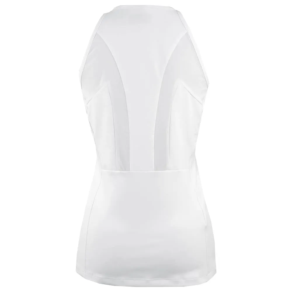 Penguin Women's Illusion Mesh Back Tank - Bright White