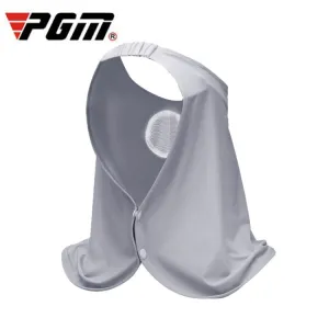 PGM WB001 Summer Sunscreen Golf Ice Silk Bib Sunscreen Headscarfs, Size: One Size(Light Grey)