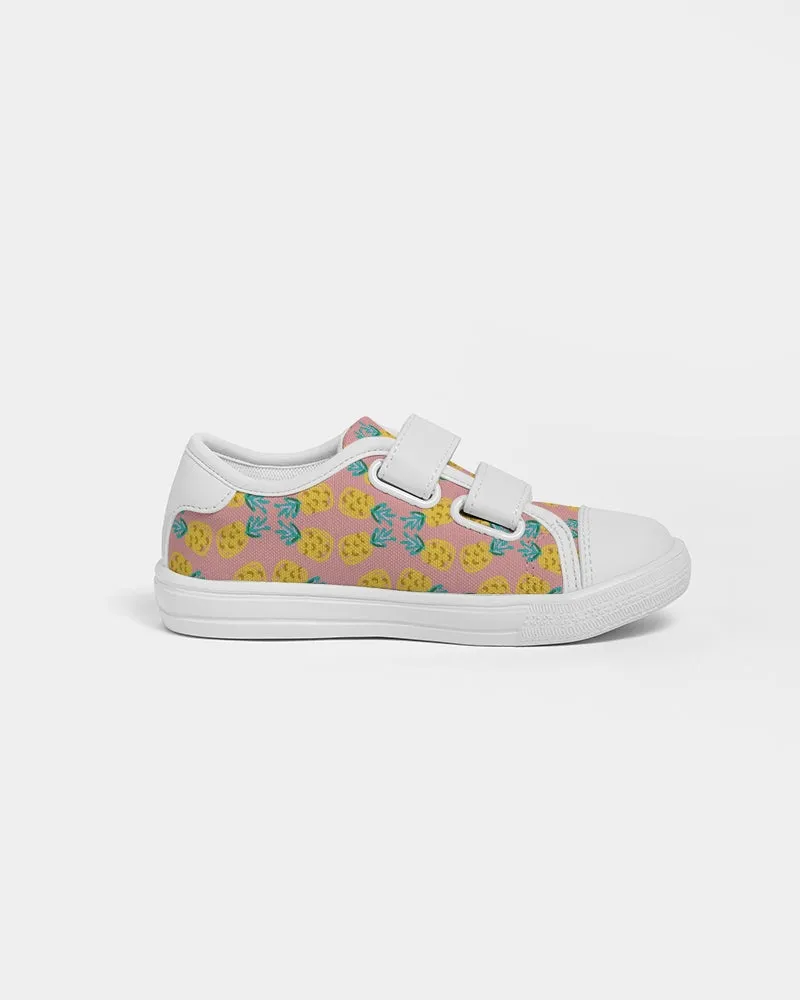 Pineapple Twin Kids Velcro Sneaker