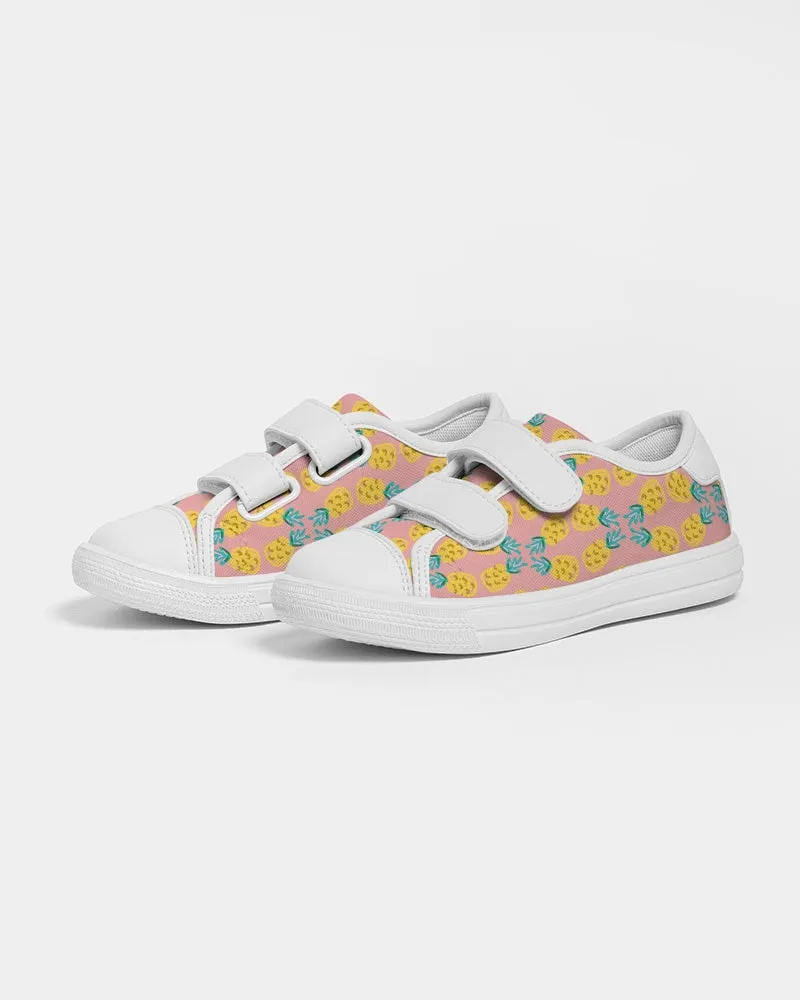 Pineapple Twin Kids Velcro Sneaker