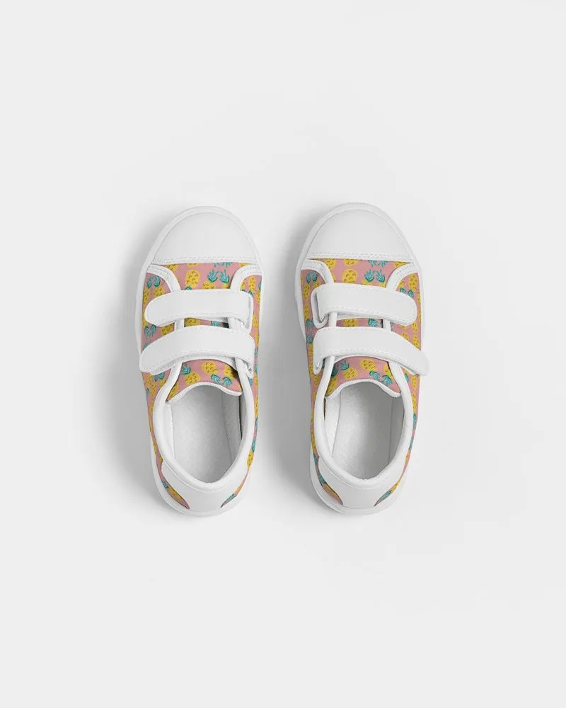 Pineapple Twin Kids Velcro Sneaker