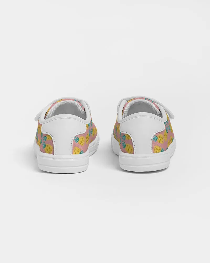 Pineapple Twin Kids Velcro Sneaker