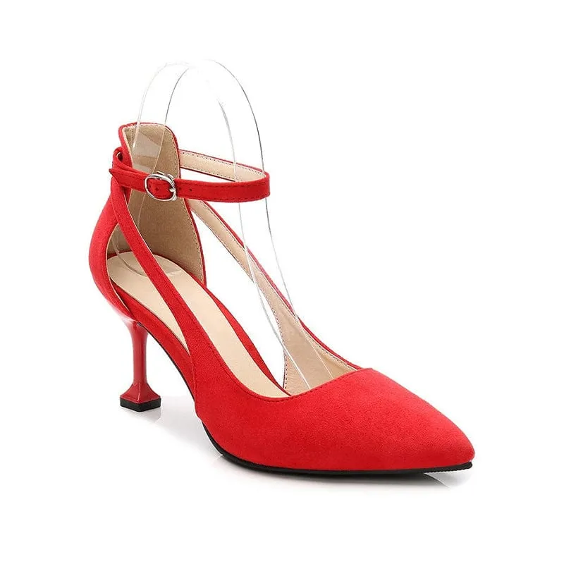 Point Toe Stiletto Heel Pumps