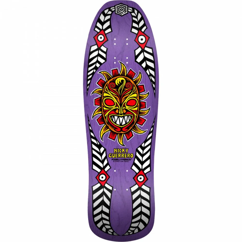 Powell Peralta Guerrero Mask 10" Purple Skateboard Deck