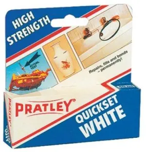 Pratley Quickset Glue - White - 40ml