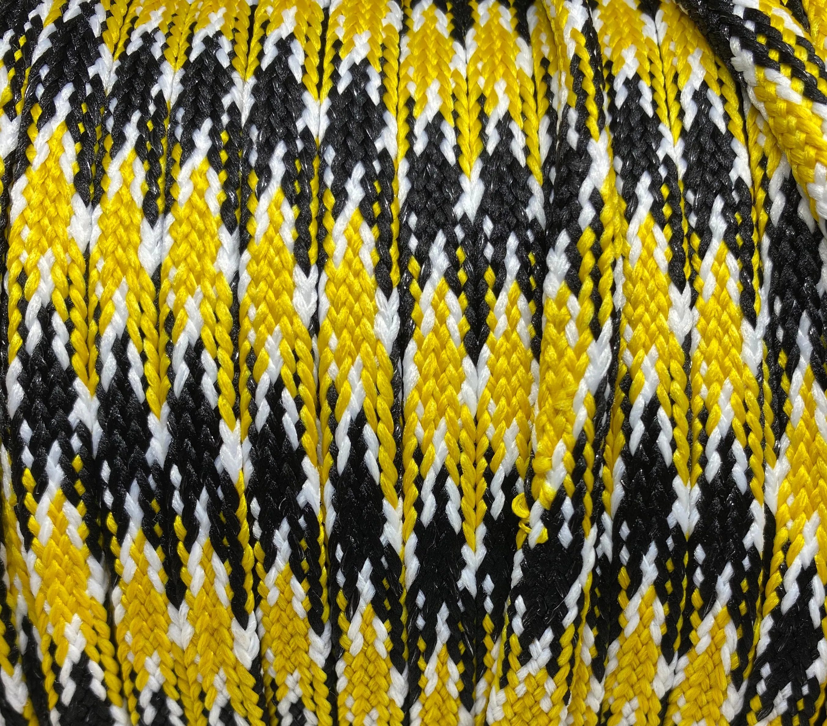 Premium Sport Laces - Gold, Black and White