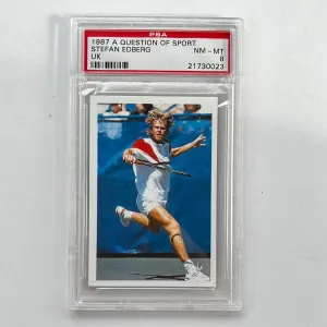 PSA 1987 A QUESTION OF SPORT STEFAN EDBERG UK