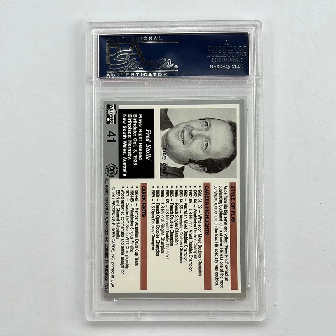 PSA 1991 NETPRO LEGENDS FRED STOLLE