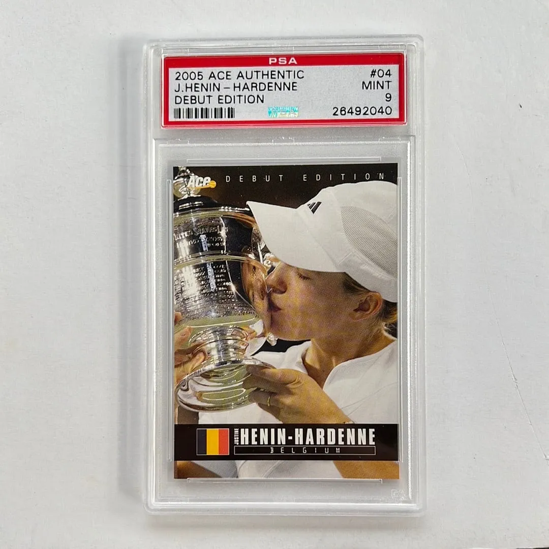 PSA 2005 ACE AUTHENTIC J.HENIN - HARDENNE DEBUT EDITION PSA