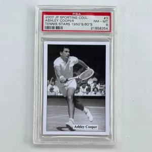 PSA 2007 JF SPORTING COLL. ASHLEY COOPER TENNIS STARS 1950'S/60‘a