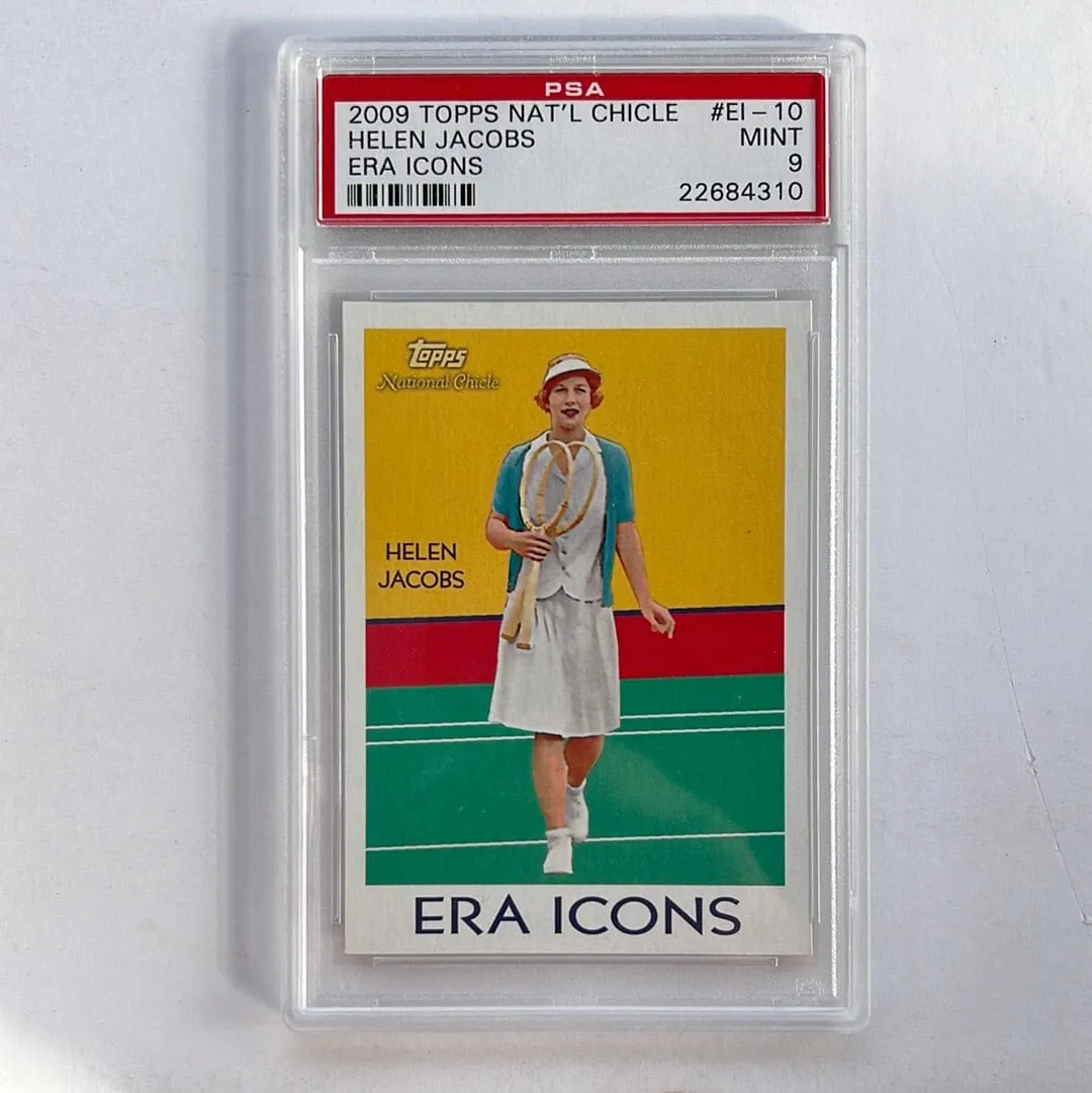 PSA 2009 TOPPS NAT'L CHICLE HELEN JACOBS ERA ICONS