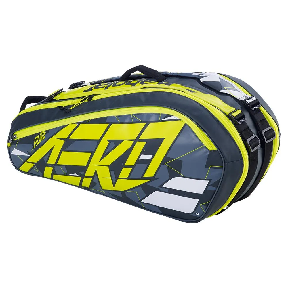 Pure Aero RHx6 Tennis Bag Grey and Yellow