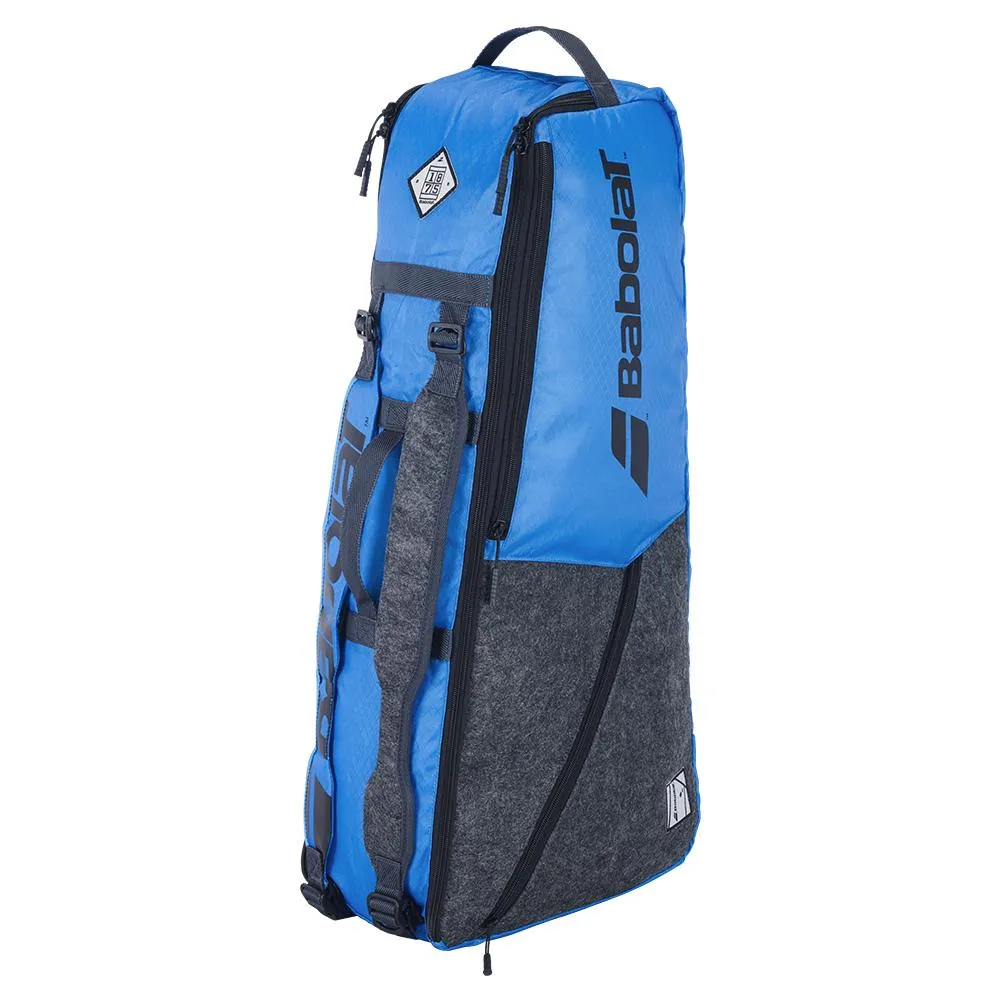 Racquet Holder X 6 Evo Tennis Bag Blue and Grey