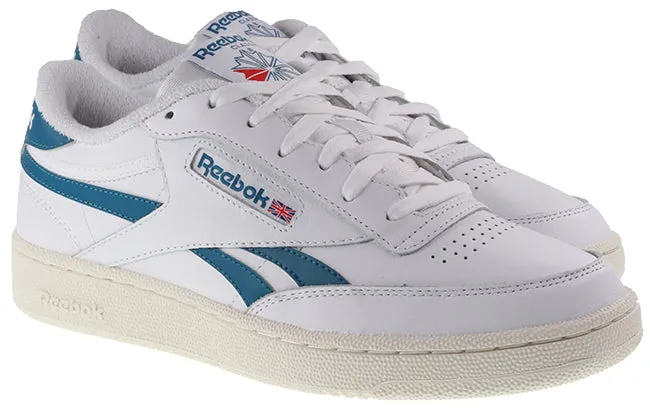 Reebok Trainers Mens Club C Revenge Cloud White Steely Blue S23-R Chalk