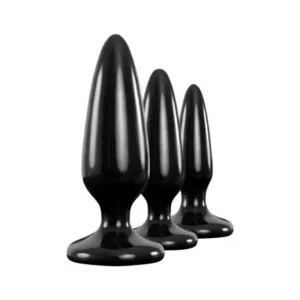 Renegade Pleasure Plug 3 Piece Trainer Kit Black