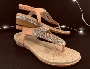 Sandals - Sparkly Pink