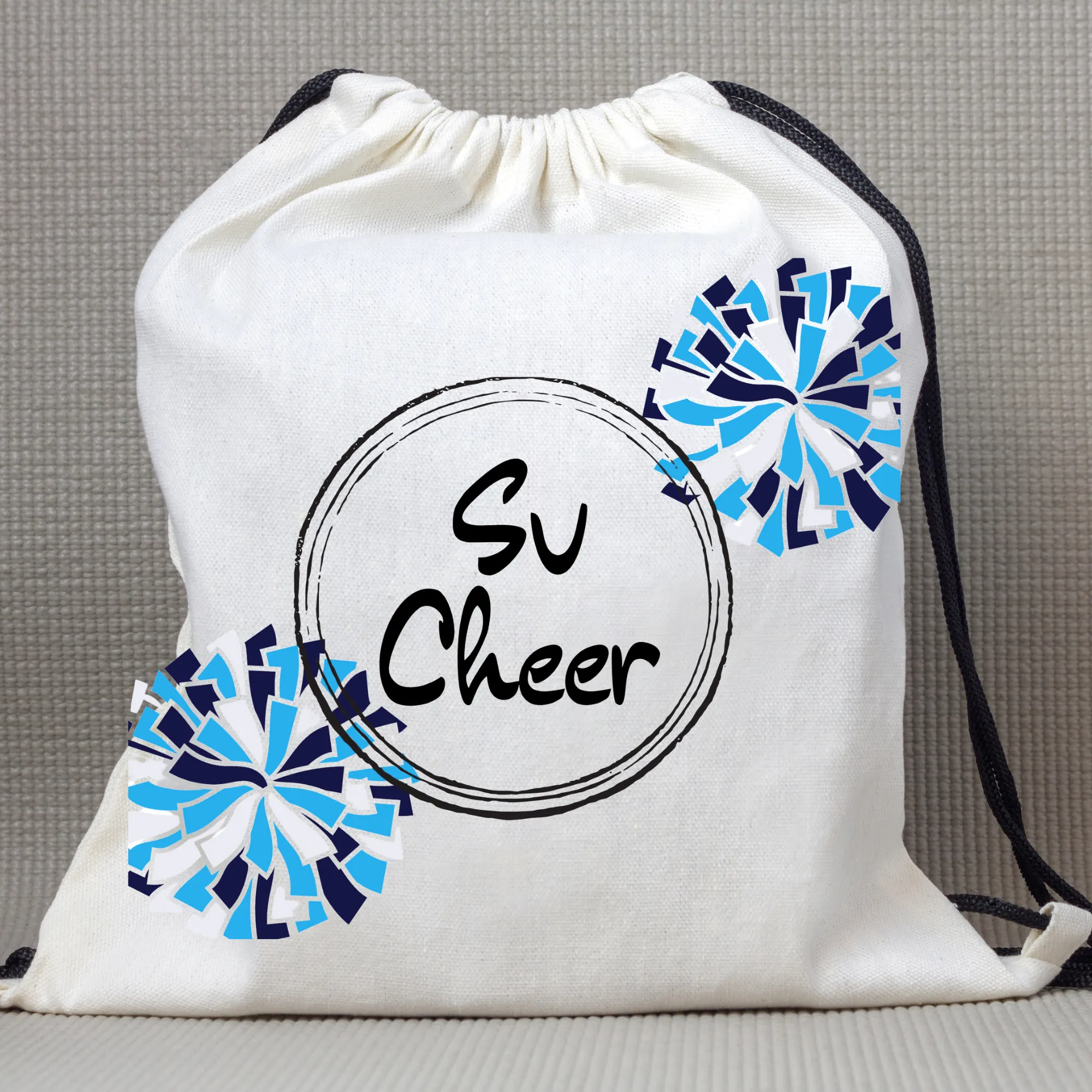 Sangamon Valley Storm Team Spirit Drawstring Bag (Personalization option)