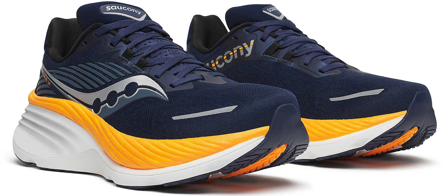 Saucony Hurricane 24 Mens Running Shoes - Navy