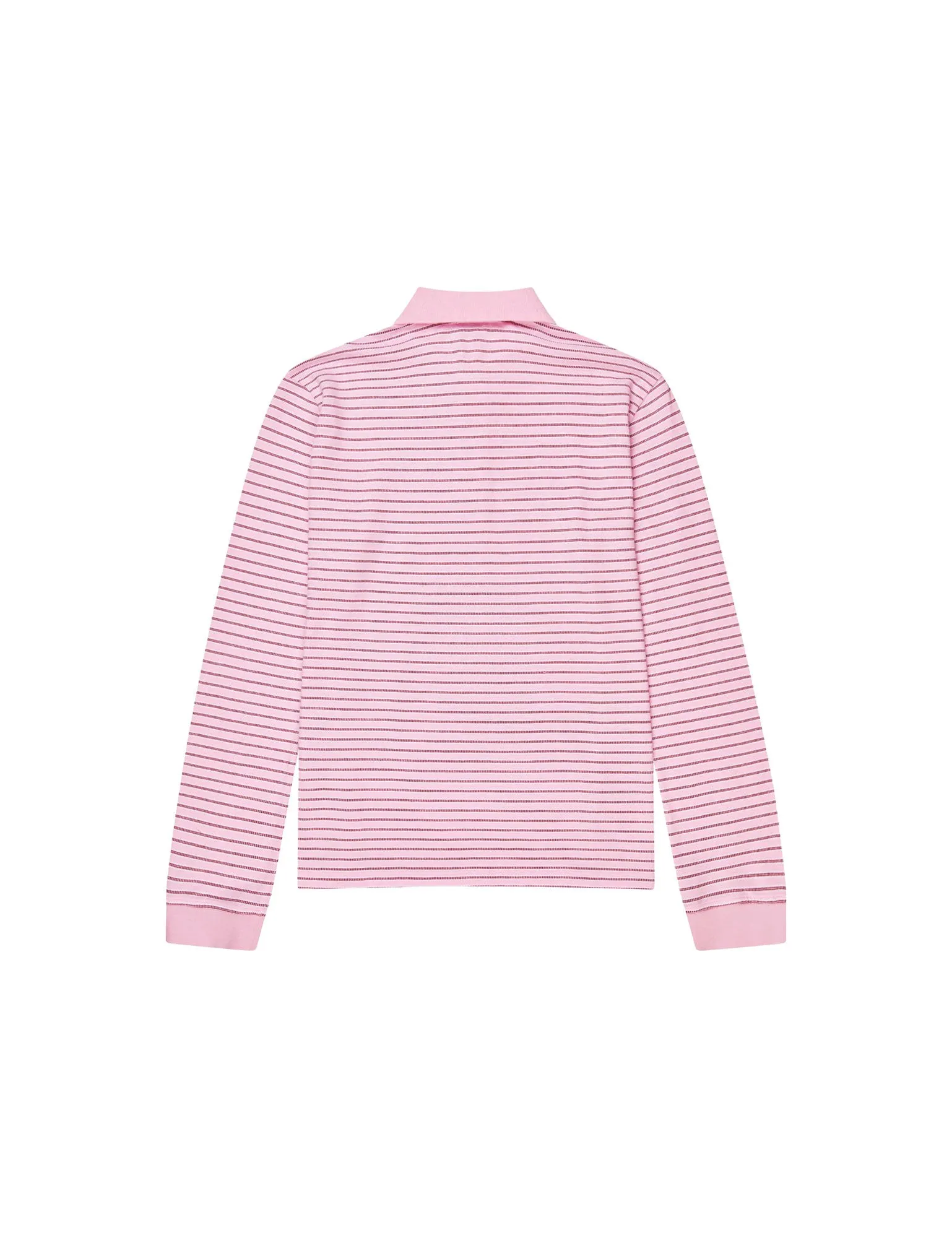 Serena Polo Shirt — Berry Stripe