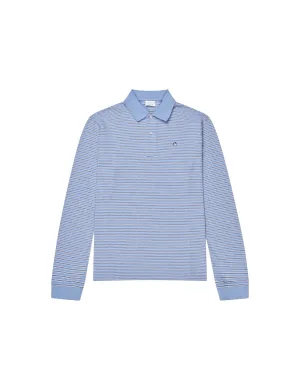 Serena Polo Shirt — Blue Stripe