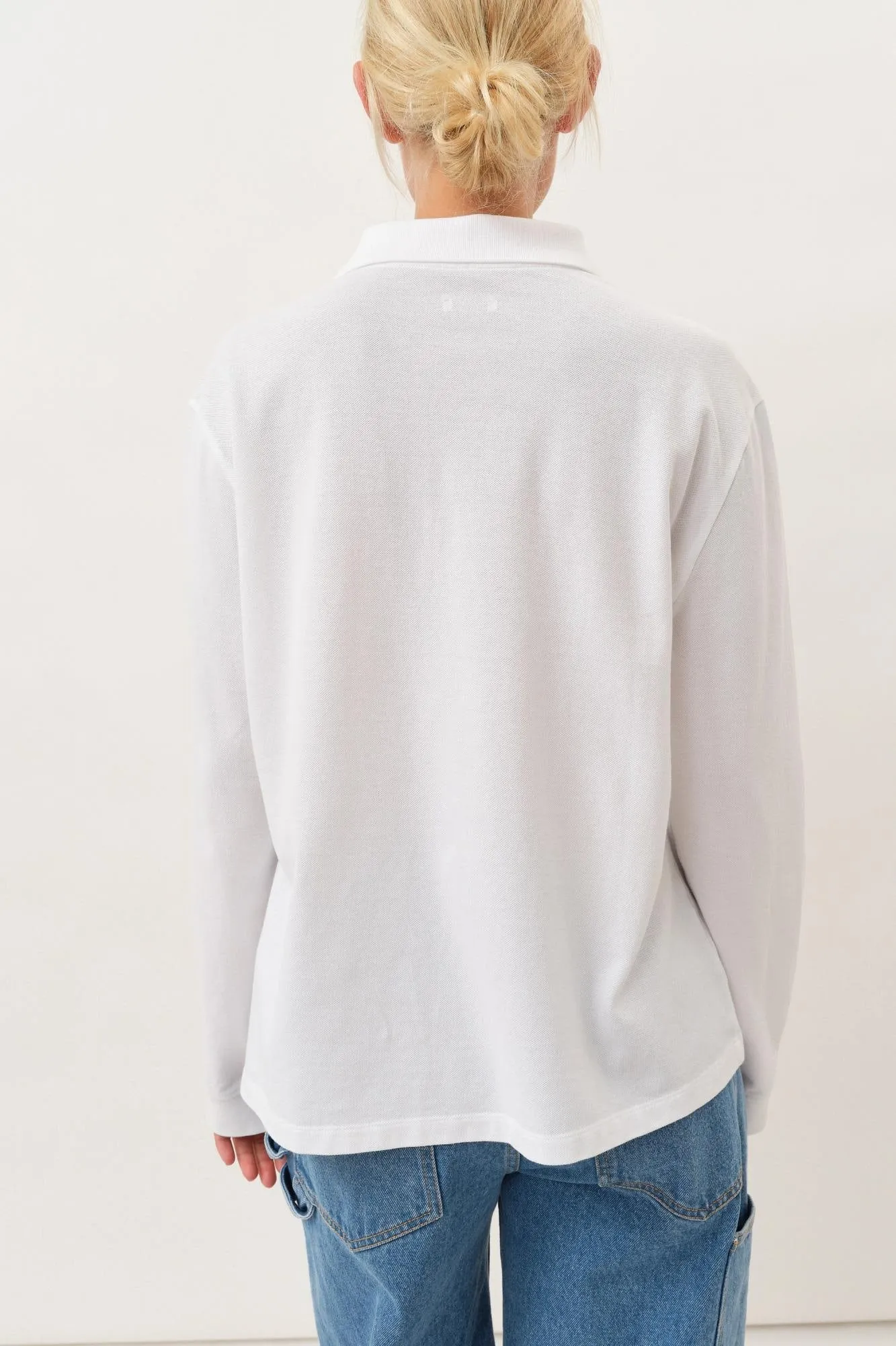 Serena Polo Shirt — White