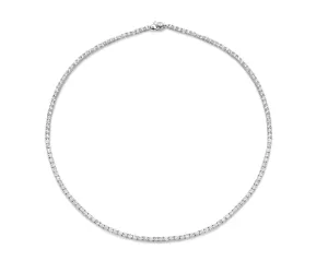 Silver Tennis Necklace