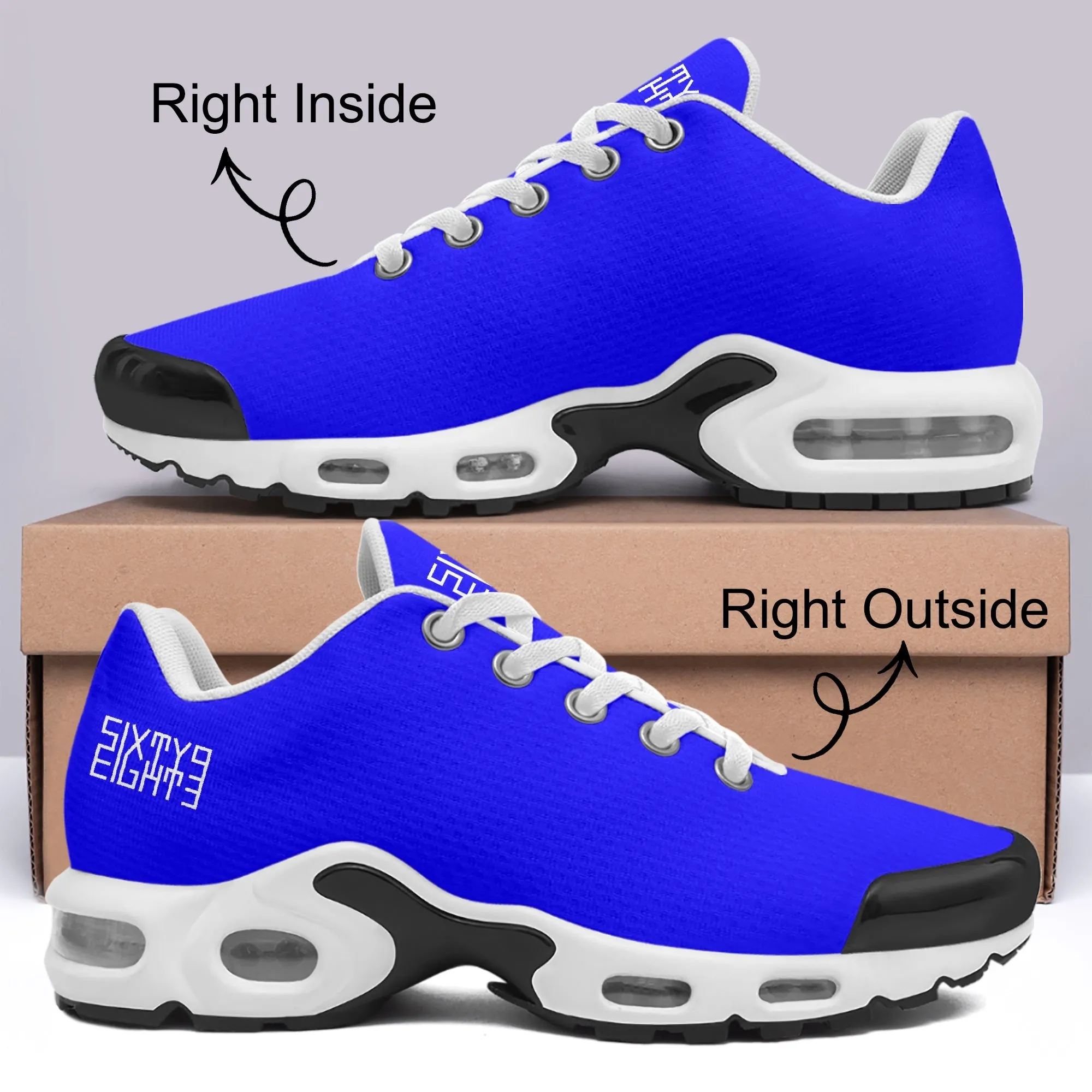 Sixty Eight 93 Logo White Blue BMK Shoes