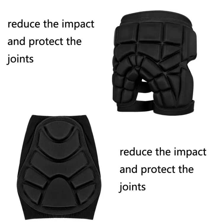 Skating Hip Protector Hockey Pants Ski Sports Protective Gear, Style: Straps Knee Protector(S)