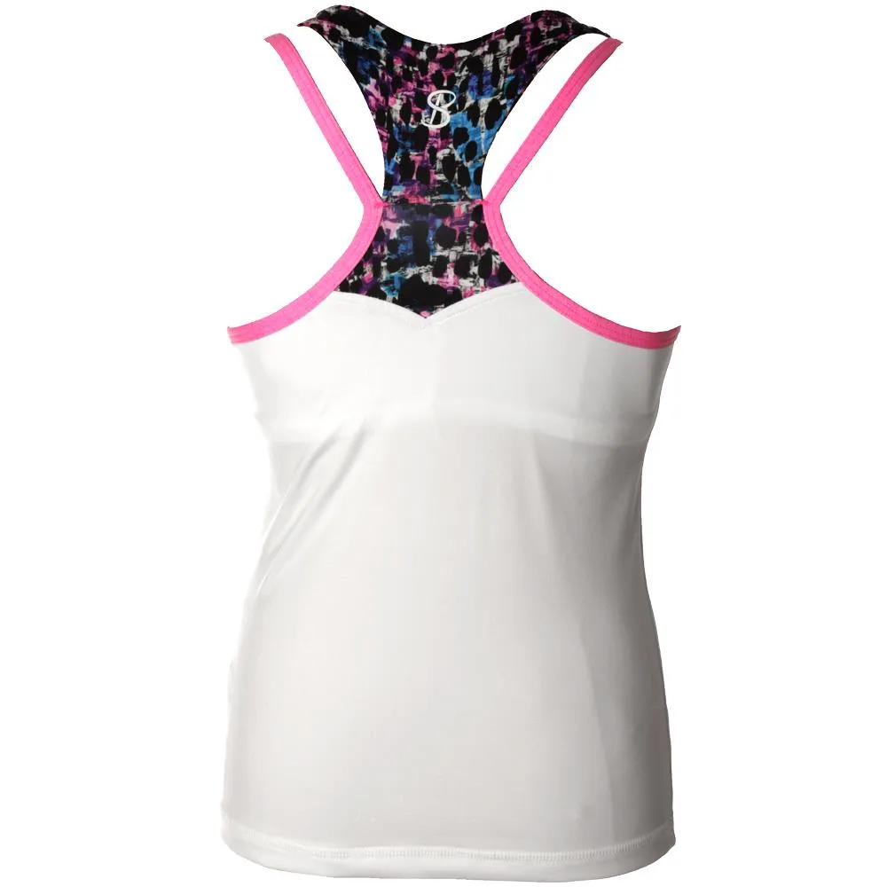 Sofibella Girls Eos Grace Tank - White/Print