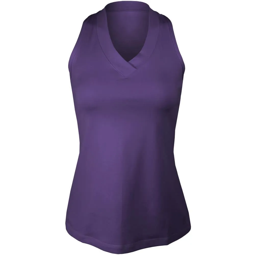 Sofibella Women's UV Colors Athletic Racerback Tank - Plum