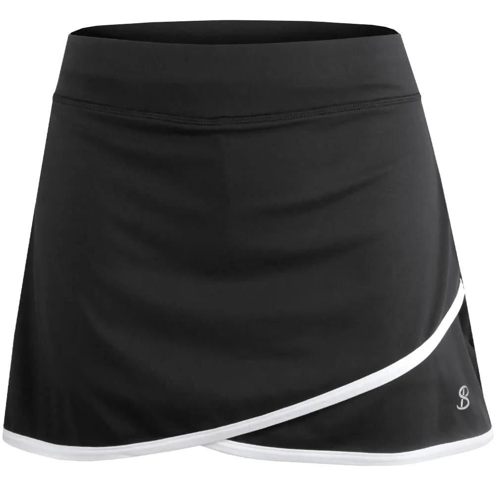 Sofibella Women's UV Staples 14" Skirt - Black