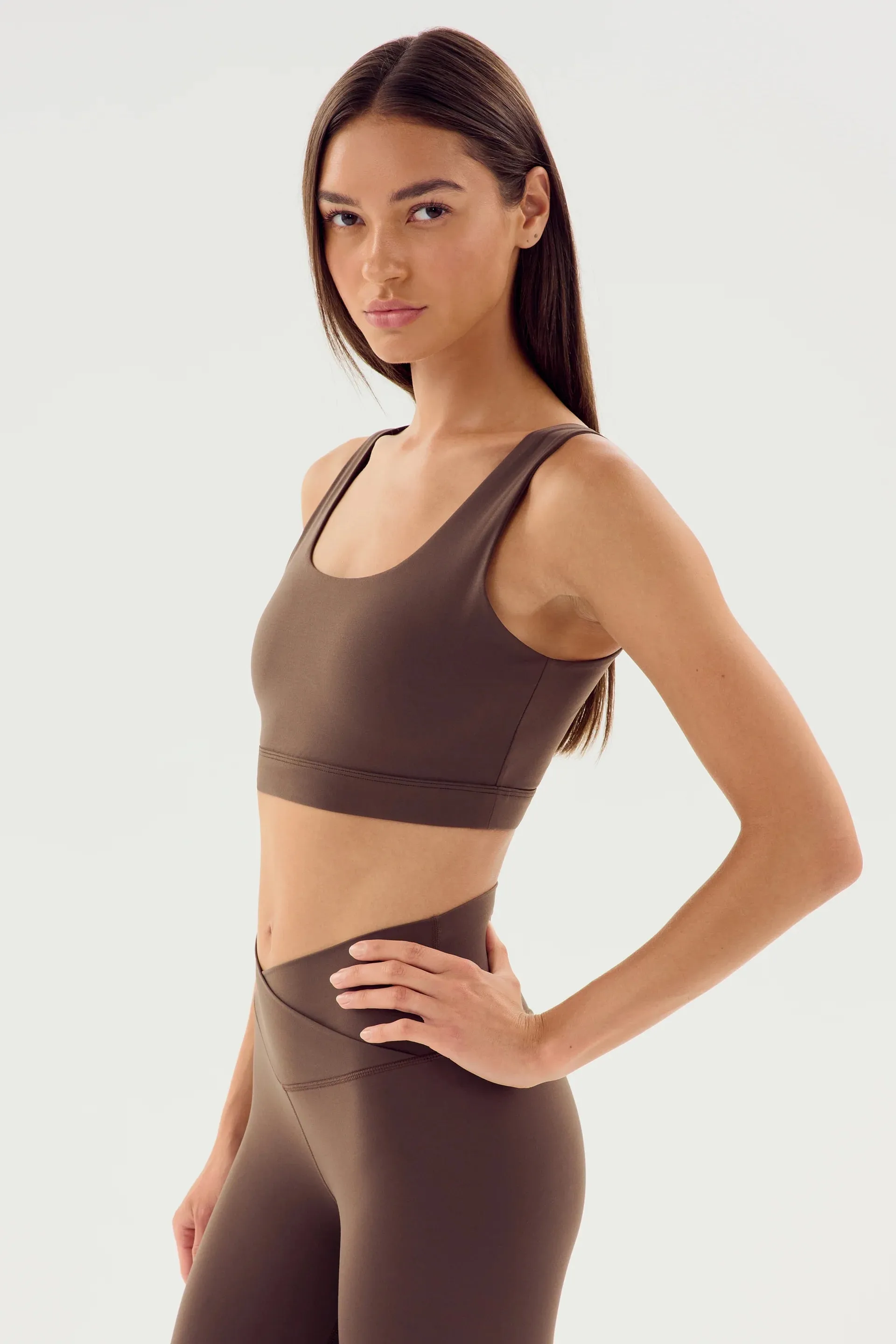 SPLITS59 | Sprint Rigor Bra - Chocolate