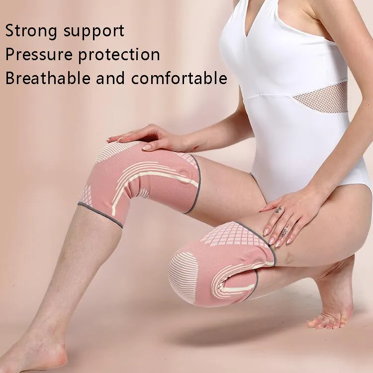 Sports Knee Pads Training Running Knee Thin Protective Cover, Specification: S(Light Gray)