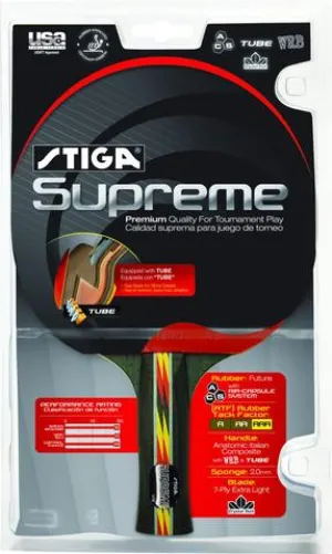 Stiga Supreme Table Tennis Racket (AN)