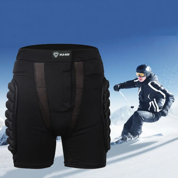 SULAITE GT-305 Roller Skating Skiing Diaper Pants Outdoor Riding Sports Diaper Pad, Size: XS(Black)