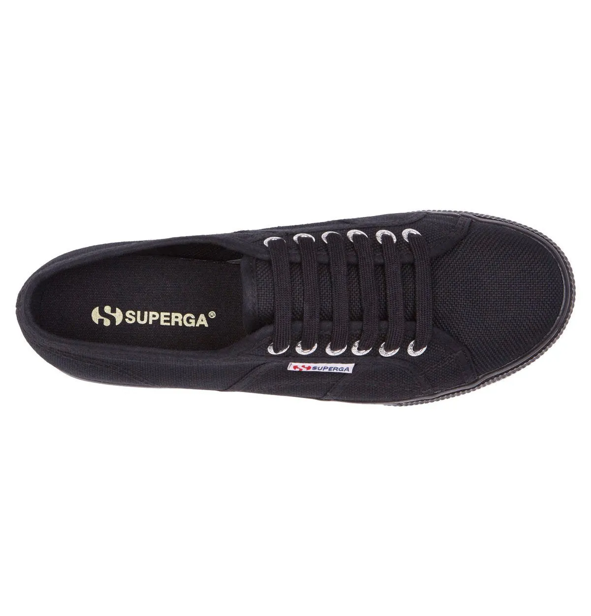 Superga 2790 Linea Up Down Flatform Trainers – Full Black