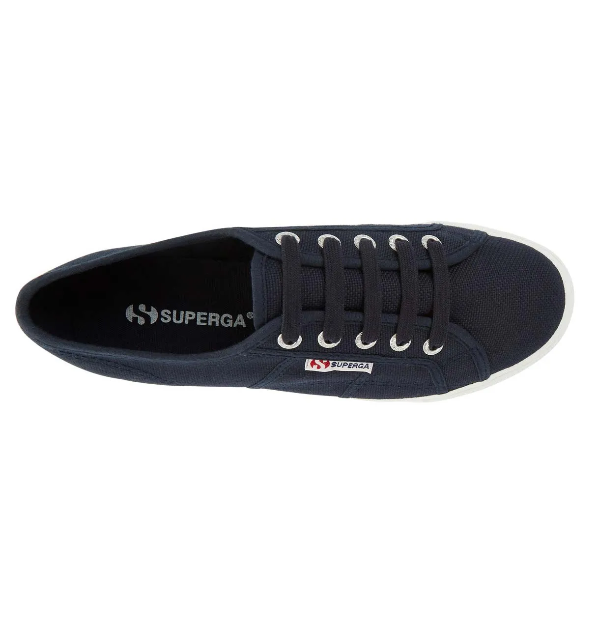 Superga 2790 Linea Up Down Flatform Trainers – Navy/White