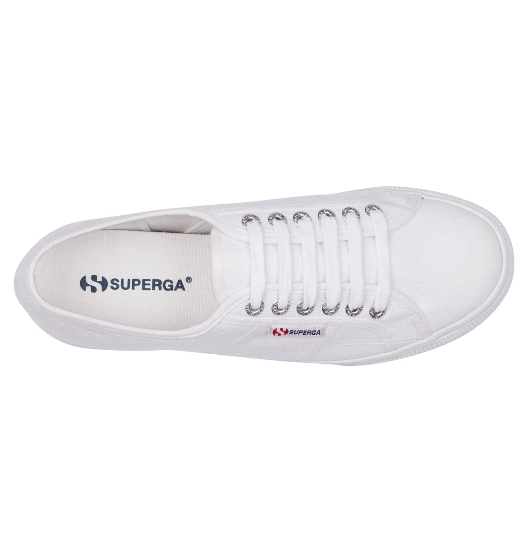 Superga 2790 Linea Up Down Flatform Trainers - White