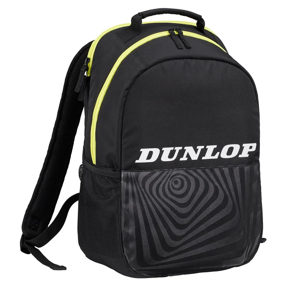 SX Club 2022 Tennis Backpack Black and Yellow