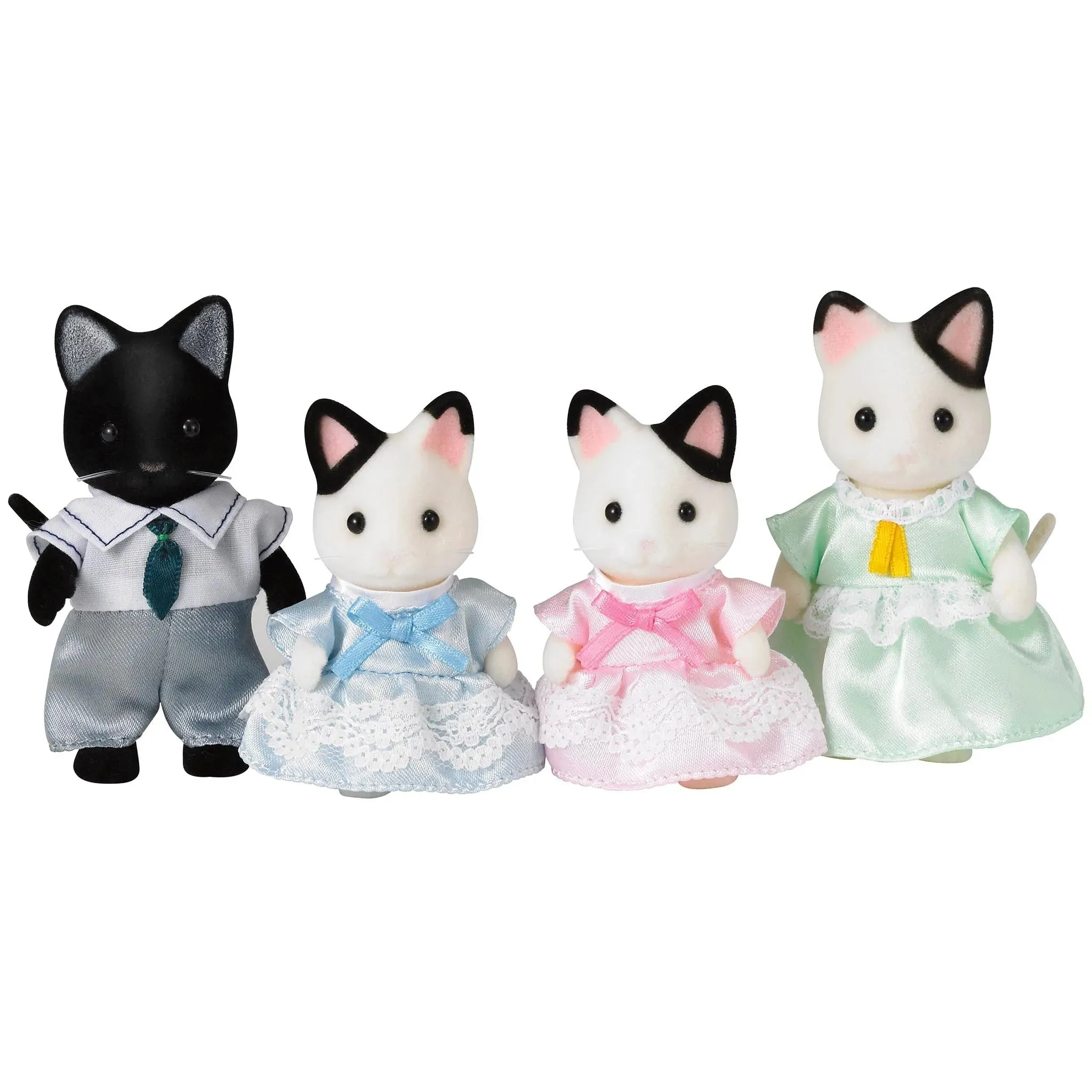 Sylvanian Families Tuxedo Cat Family